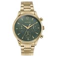 Sonata Wedding Edit Quartz Multifunction Black Dial Stainless Steel Strap Watch For Men