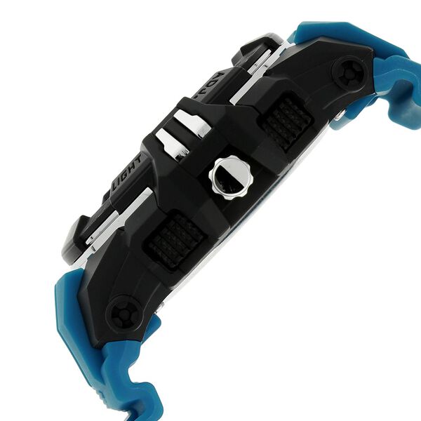 SF Quartz Analog Digital Black Dial Plastic Strap Watch for Men - image number 2