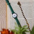 Sonata Splash White Dial Women Watch With Leather Strap - image number 5