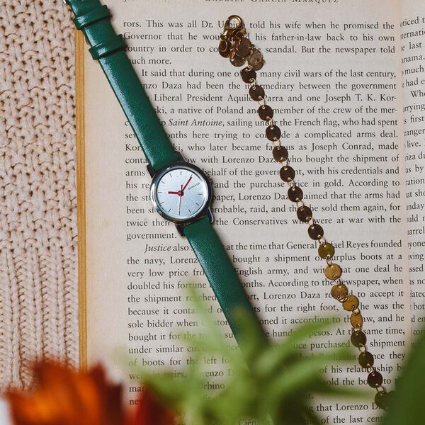Sonata Splash White Dial Women Watch With Leather Strap - image number 5