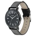 Sonata Poze Quartz Analog Black Dial Leather Strap Watch for Men - image number 3