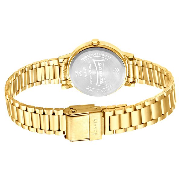 Sonata Linnea Grey Dial Women Watch With Stainless Steel Strap - image number 3