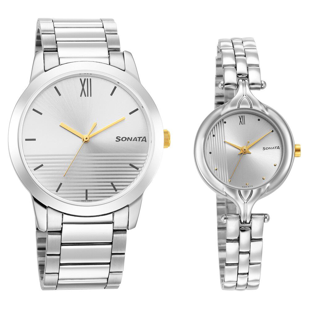 Couple watch set sonata on sale