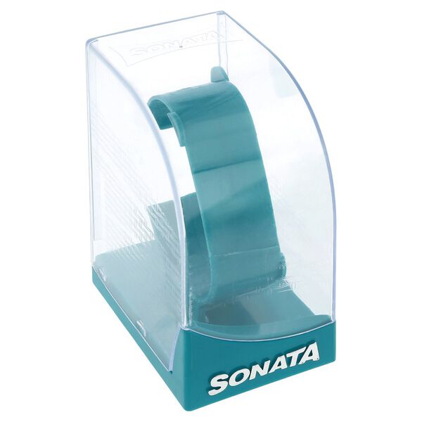 Sonata Quartz Analog Silver Dial Leather Strap Watch for Women - image number 4