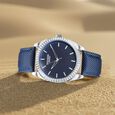 Poze By Sonata Quartz Analog Blue Dial Blue Nylon Strap Watch For Men - image number 0