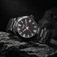 Poze Poze Quartz Analog Black Dial Black Metal Strap Watch For Men - image number 0