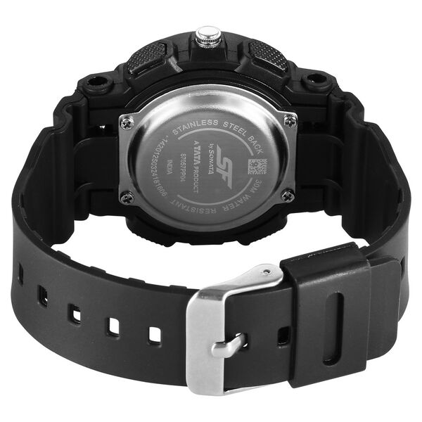 SF Striking Black & Gold Gear Unisex Watch - Unique Aesthetic with Robust Performance - image number 3