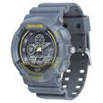 SF Super Fibre Quartz Analog Digital Black Dial Plastic Strap Watch for Men - image number 0