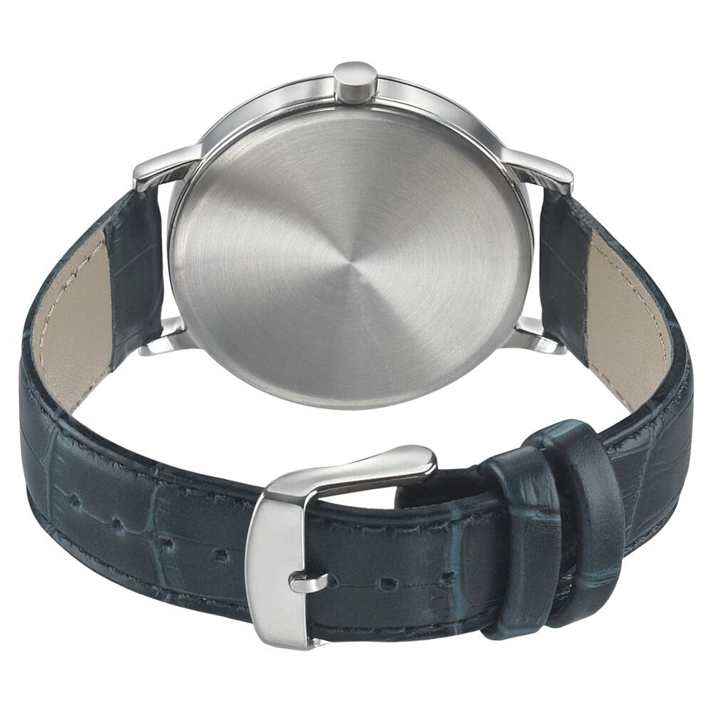 Sonata Quartz Analog White Dial Leather Strap Watch for Men