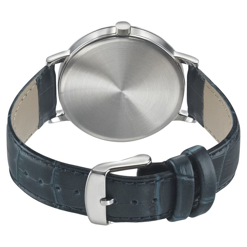 Sonata Quartz Analog White Dial Leather Strap Watch for Men - image number 3