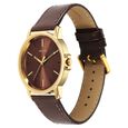 Sonata Traditional Essentials Quartz Analog Brown Dial Leather Strap Watch for Men - image number 1