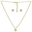 Poze By Sonata Quartz Analog Golden Dial Golden Metal Watch And Jewellery Combo For Women - image number 8