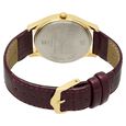 Sonata Quartz Analog White Dial Leather Strap Watch for Men - image number 4