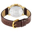 Sonata Traditional Essentials Quartz Analog Brown Dial Leather Strap Watch for Men - image number 3