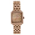 Poze By Sonata Quartz Analog Brown Mother of Pearl Dial Rose Gold Metal Strap Watch For Women - image number 1