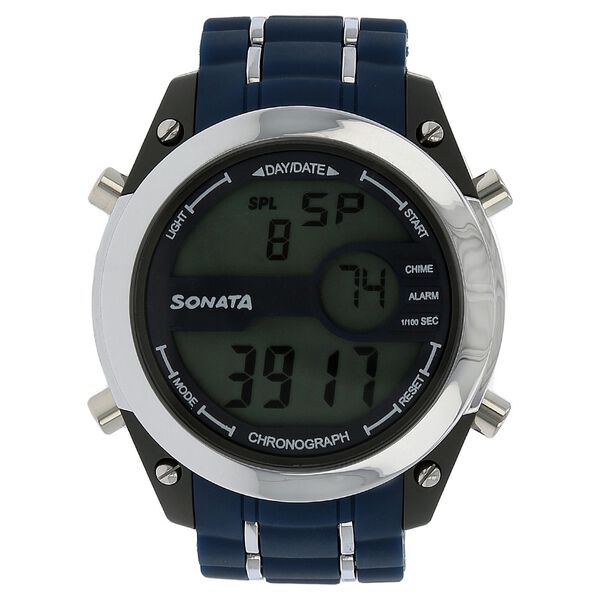 SF Digital Dial Blue Plastic Strap Watch for Men - image number 0