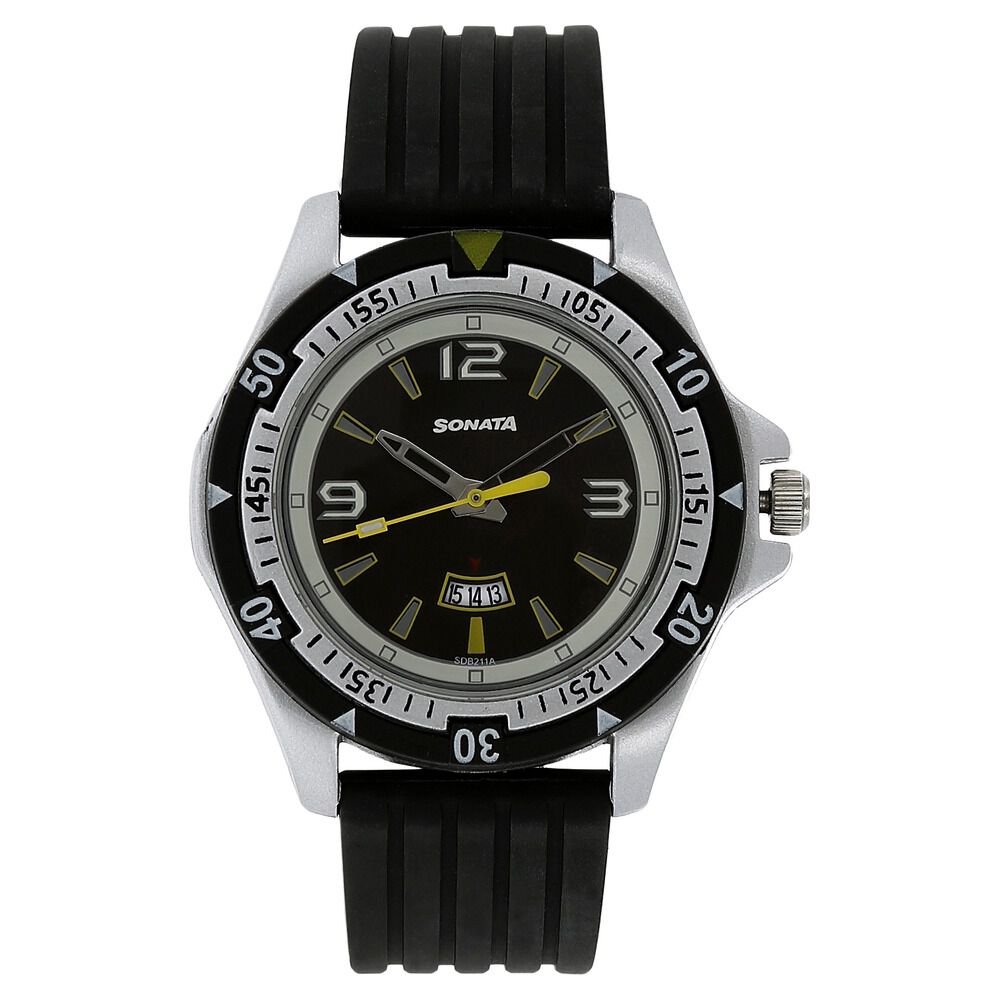 Sonata fashion fibre analog watch store