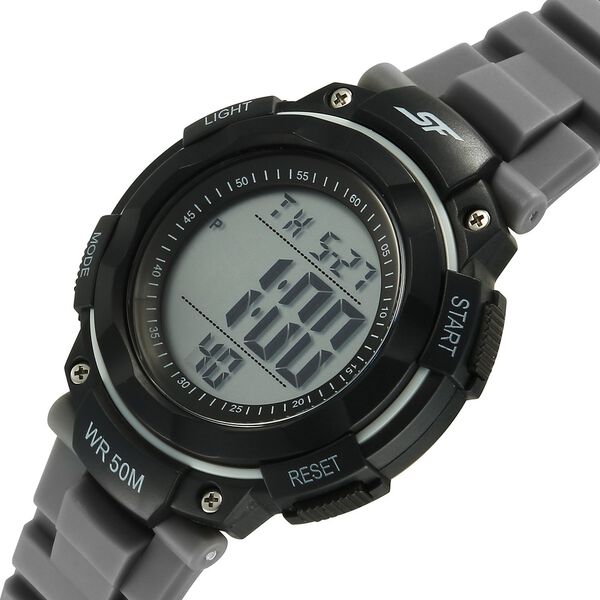 SF Digitals Digital Dial Grey Strap Watch For Men - image number 2