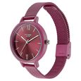 Sonata Poze Quartz Analog Purple Dial Mesh Strap Watch for Women - image number 3
