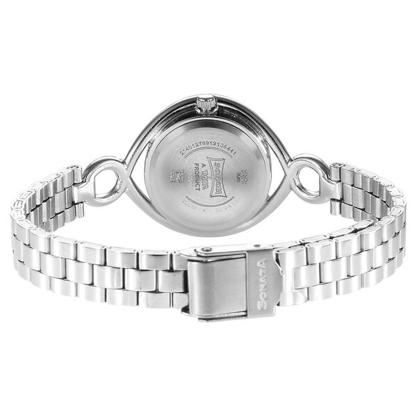 Sonata Alloys Rose Gold Dial Women Watch With Stainless Steel Strap - image number 3