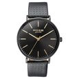 Sonata Poze Quartz Analog Black Dial Leather Strap Watch for Men - image number 1
