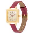 Sonata Splash Champagne Dial Women Watch With Leather Strap - image number 2