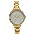 Poze By Sonata Quartz Analog White Dial Golden Stainless Steel Strap Watch For Women - image number 1