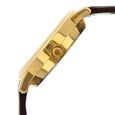 Sonata Quartz Analog with Day and Date Champagne Dial Leather Strap Watch for Men - image number 2