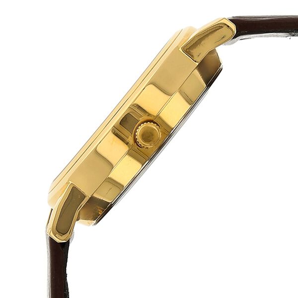 Sonata Quartz Analog with Day and Date Champagne Dial Leather Strap Watch for Men - image number 2
