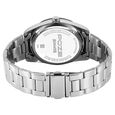 Poze By Sonata Quartz Analog Burgundy Dial Silver Stainless Steel Strap Watch For Men - image number 6