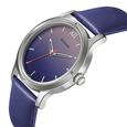 Sonata Women of Steel Blue Dial Leather Strap Watch for Women - image number 2