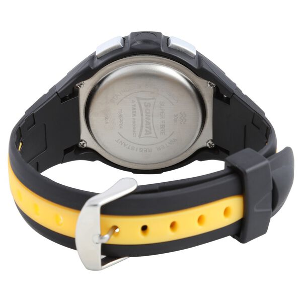 SF Digital Dial Black Plastic Strap Watch for Men - image number 3
