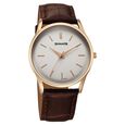 Sonata Eternia Quartz Analog White Dial Leather Strap Watch For Men - image number 0