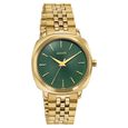 Sonata Vector Green Textured Dial Gold-Tone Bracelet Watch for Men - image number 2