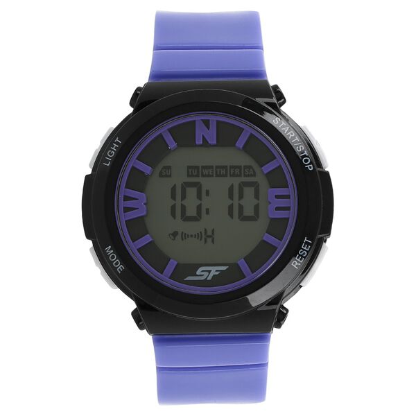 SF Digital Dial Plastic Strap Women Watch - image number 0