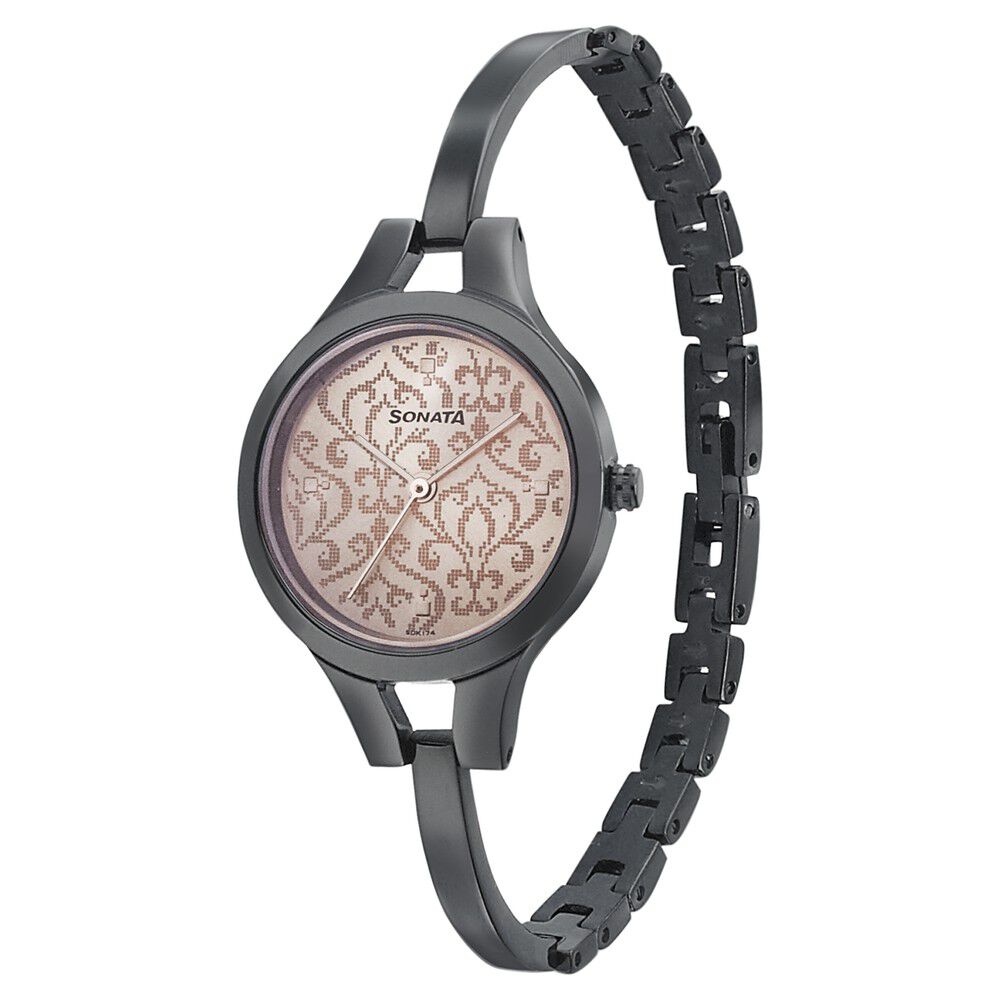 Sonata shop onyx watch