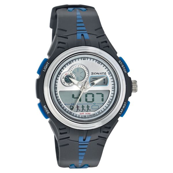 Sonata Digital Dial Strap Watch for Men - image number 0