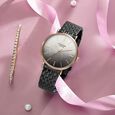 Sonata Poze Quartz Analog Mother Of Pearl Dial Grey Color Stainless Steel Strap Watch For Women - image number 0