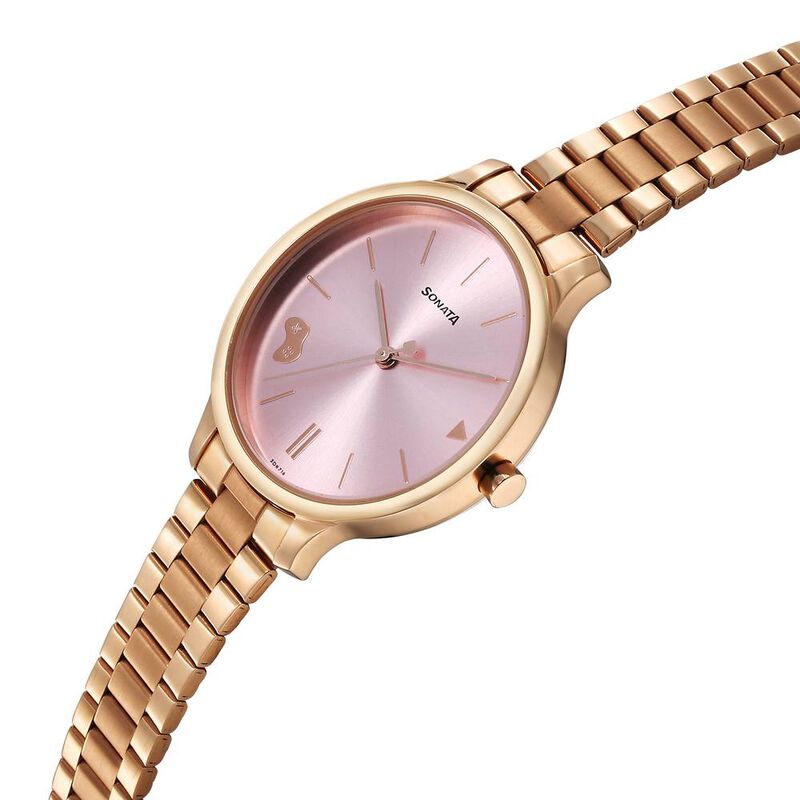 Sonata Play Pink Dial Watch for Women - image number 2