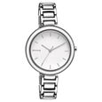 Sonata Workwear Black Dial Women Watch With Metal Strap