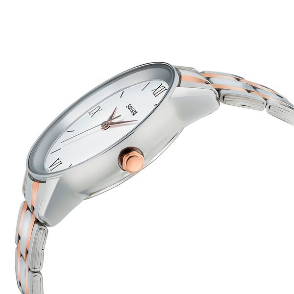 Sonata Quartz Analog White Dial Bimetal Strap Watch for Men - image number 2
