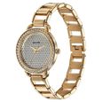 Sonata Wedding Bling Quartz Analog Silver Dial Rose Gold Metal Strap Watch for Women - image number 2