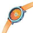 Sonata Splash Orange Dial Women Watch With Leather Strap - image number 2