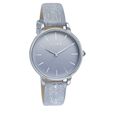 Sonata Poze Quartz Analog Silver Dial Pink Color Leather Strap Watch For Women - image number 2
