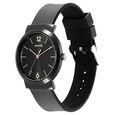 Sonata Essentials Black Dial Polyurethane Strap Watch for Women - image number 1