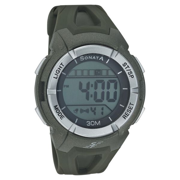 Sonata Digital Dial Strap Watch for Men - image number 0