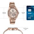 Sonata Festive Quartz Multifunction Rose Gold Dial Rose Gold Metal Strap Watch For Women - image number 3