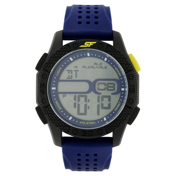 SF Carbon Series Digital Dial Unisex Watch With Plastic Strap - image number 0