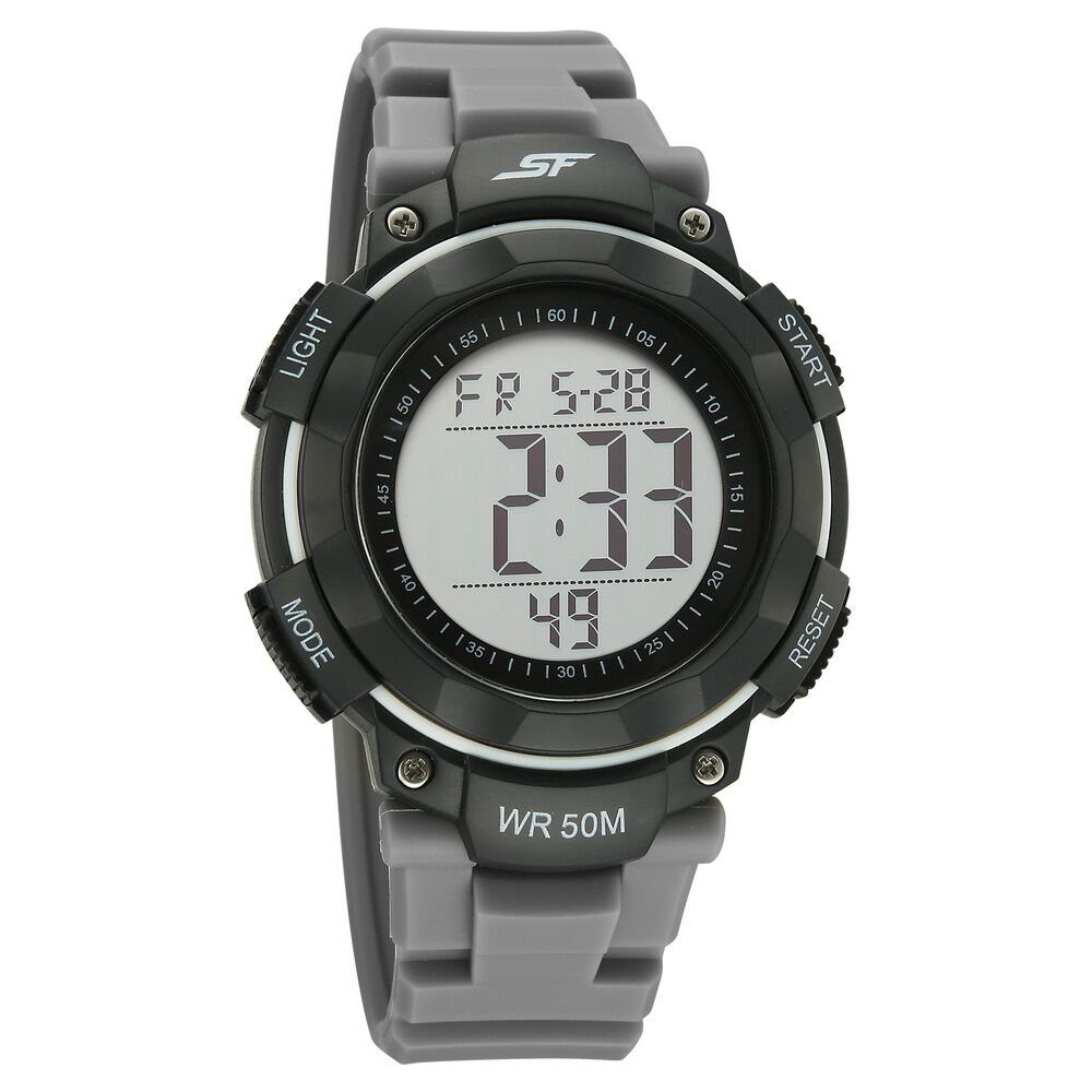 sonata SF Digitals Digital Dial Grey Strap Watch For Men-picture-18