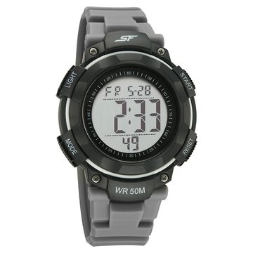 SF Digitals Digital Dial Grey Strap Watch For Men